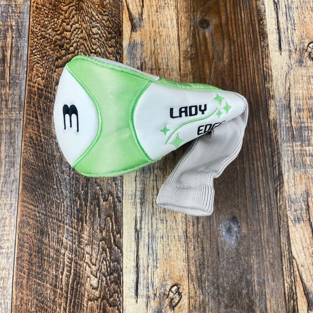 Tour Edge Lady Edge #3 Fairway White and Green Golf Headcover
